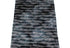 Dark Purple and Gray Pleated Tie Dye Burnout Knit Fabric